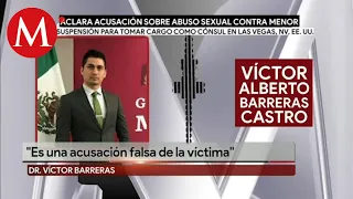 Acusaciones por abuso a menor son falsas: Dr Víctor Barreras