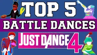 Top 5 Battle Dances on Just Dance 4!