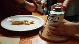 Unveiling the Duck in a Can at Au Pied De Cochon in Montreal