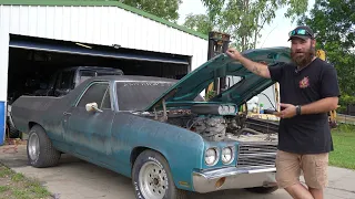 Barn Find Chevrolet El Camino Sitting For Years Will it Run?- Sickpuppycody