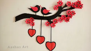 Paper Craft For Home Decoration | Wall Hanging Ideas | Paper Flower Wall Hanging | Paper Craft.