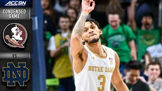 Florida State vs. Notre Dame Condensed Game | ACC Basketball 2019-20