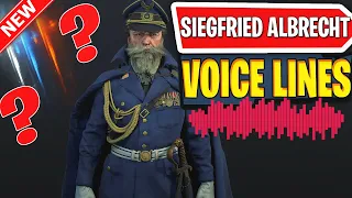 Battlefield 5 Siegfried Albrecht - Unreleased Elite Soldier Voice Lines | IIIIIIIIII Rogue Identity