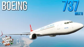 BOEING 737-MAX 8 (БОИНГ 737) - ГТА 5 МОДЫ (GTA 5 MODS)