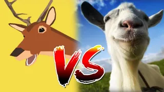 The Deer Vs Pilgor (Deer Simulator Vs Goat Simulator) animation