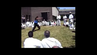 Sensei Jim Maloney performing Sanseiru (Uechi Ryu)