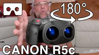 180vr - CANON R5c 8K camera + Dual 5.2mm fisheye lens UNBOX