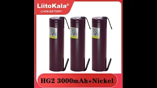 Посылка из Китая распаковка № 211 Liitokala 100% New HG2 18650 3000mAh, 20А, никелевые