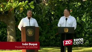 La afirmación del  Presidente Iván Duque sobre el apoyo de EE.UU. a la independencia de Colombia