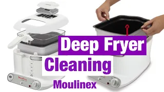 How can clean easily Deep fryer/moulinex Deep fryer parts washing/ Complete Cleaning Deep fryer