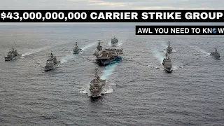 $43,000,000,000 Carrier Strike Group Of US Navy #shorts