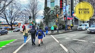 Vancouver Walk 🇨🇦 - Main | Kingsway | Dude Chilling Park (Narrated)