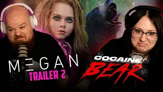 2023 Already Hits Different | M3GAN and COCAINE BEAR (TRAILER REACTION)