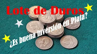 Lote de Duros ¿Buena Inversión En Plata? Verificación.