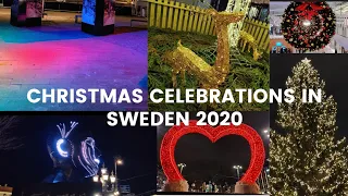 Famous light art 2020 on Christmas #Christmas Light Art # Gothenburg Sweden # celebrations in Sweden