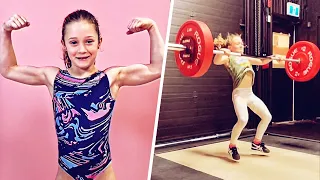 This 9-Year Old Girl Is A Powerlifting PHENOM 💪