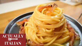 Simple Pasta alla Gricia | You only need guanciale, pecorino and pasta!