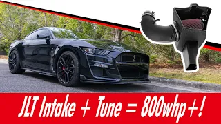 2021 GT500 Breaks 800whp With Intake & Tune Only!