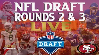 49ers Cutback Day 2 Draft Party! | Round 2 & 3 Live!