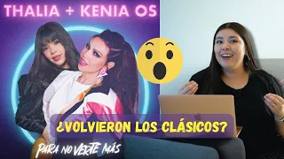 KENIA OS Y THALIA CANTAN PARA NO VERTE MAS UNA NUEVA VERSION | VOCAL COACH REACTION