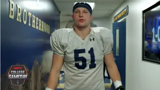 Navy football player leans on team after family tragedy | College GameDay
