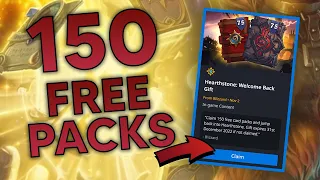 Claim Your Free 150 Hearthstone Packs!