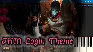 JHIN Login Theme - League of Legends [Piano Tutorial] Synthesia