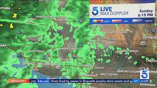 With rain in the forecast for the next few days, what we can expect in Southern California?
