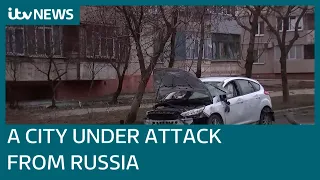 Russian airstrikes hit Ukrainian cities as military shells fall on civilians | ITV News