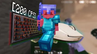 Keyboard and Mouse Sounds — Hive Skywars (Minecraft Bedrock ASMR)