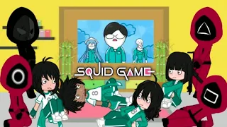 Squid Game react to Squid game animation #GachaReacts
