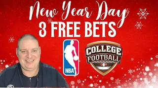 Monday 5 Free Betting Picks - Monday 1/1/24 l Picks & Parlays