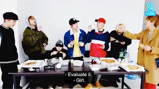 [ENGSUB] BTS Live Game and Mukbang {EatJin}