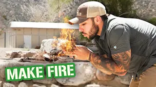 How to Start a Fire in a Survival Situation