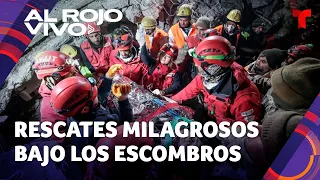 Terremoto en Turquía y Siria: Rescates milagrosos bajo los escombros a 72 horas de los sismos