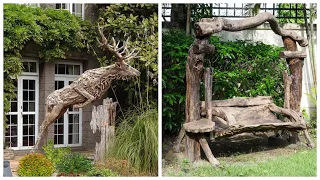 Modern landscape design ideas: driftwood garden (rutarium)! 50 examples for inspiration!