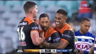 NRL Highlights: Wests Tigers v Canterbury Bulldogs - Round 12