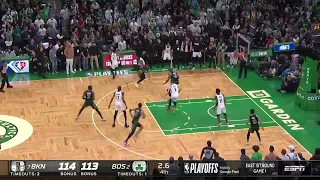 Boston Celtics team play and game winning shot