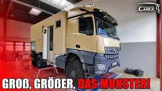 GROß, GRÖßER, DAS MONSTER! | MB Arocs 3353 6x6 Ormocar I CAREX Reisemobiltechnik