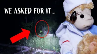 I CALLED OUT THE ANGEL OF DEATH | Haunted forgotten CEMETERY TRULY TERRIFYING