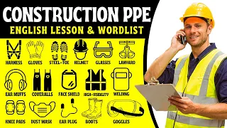 Construction PPE English Vocabulary: Essential Safety Gear You Must Know!   #englishvocabulary