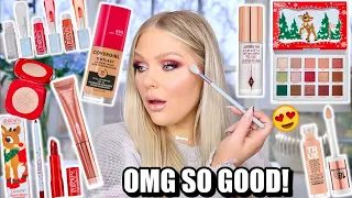 TESTING NEW VIRAL OVERHYPED MAKEUP! FULL FACE FIRST IMPRESSIONS | KELLY STRACK
