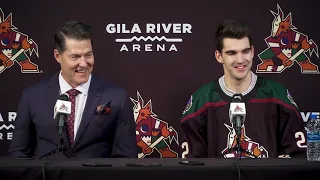 Jack McBain Introductory Press Conference | Arizona Coyotes