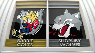 Game 66 Highlights: Sudbury Wolves vs Barrie Colts