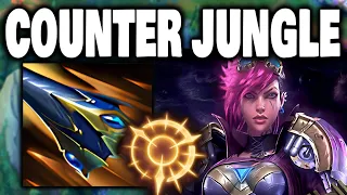 Take the ENEMY Jungler OUT OF THE GAME with this Vi Counter Jungling Path | Vi Jungle Guide S14