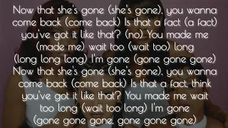 Destiny's Child - Now That She's Gone ~ Lyrics