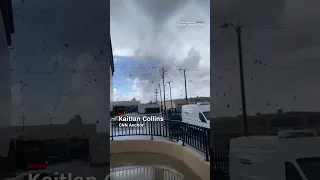 Rare tornado strikes near Los Angeles