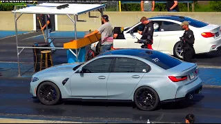 2020 BMW M3 vs Older M3 Drag Racing at Great Lakes Dragaway