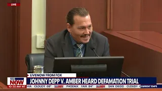 Johnny Depp fires back at Amber Heard lawyer's objection, jokes he has Tourette's