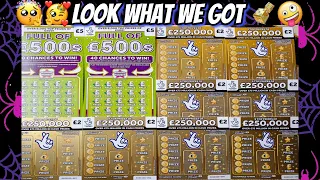 NEW GOLD £2 SCRATCH CARDS AND NEW FULL OF £500'S 💥🎉 #scratchcards #scratchers #scratchoffs